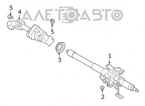 Subaru Forester 25-26 steering column