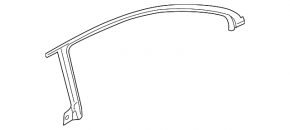 Rear right window seal for VW CC 08-17 on a Kuova