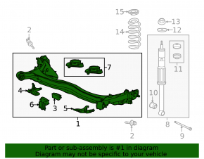 Honda CRZ 11-15 rear beam assembly