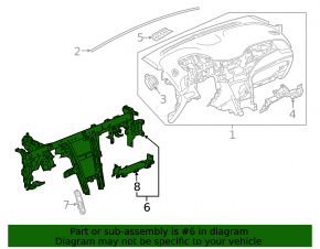 Under-torpedo pipe reinforcement Chevrolet Trax 17-20