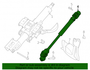 Nissan Ariya 23-25 Steering Cardan Joint Manual