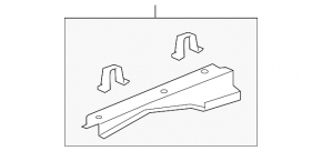Outer fender apron bracket right Lexus LS460 LS600h 07-17