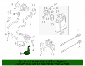 Air pump bracket for Audi A3 8V 15-20 1.8T, 2.0T