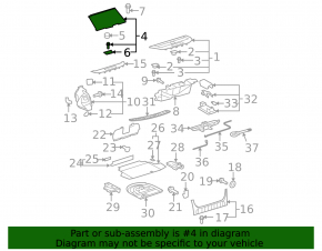 Curtain electric Lexus ES350 07-12