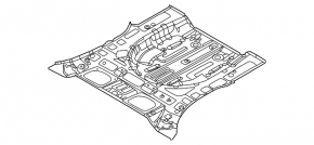 Kia Sportage 23-26 HEV trunk trough for spare tire