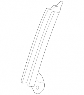 Left rear front door glass guide for Lexus IS250 IS350 06-14