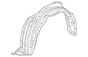 Front left mudguard Honda CRV 17-22