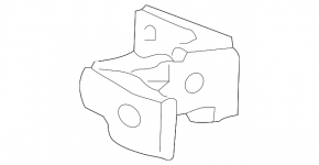 Upper rear left door hinge Audi Q7 4L 10-15