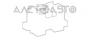 Relay block under the hood right Toyota Highlander 20-