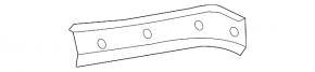 Right rear bumper mount for Nissan 370Z 09-20
