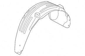 Rear left fender liner Kia Sorento 21-24 HEV, PHEV