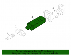 Tire Pressure Sensor Control Unit TMPS Audi A3 8V 15-20