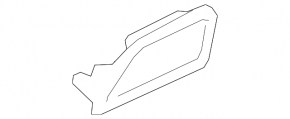 Inner rear left door handle for Chevrolet Cruze 11-16
