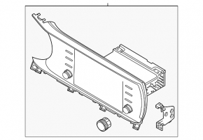 Monitor, display, navigation Kia K5 21-24 10.25" for amplifier
