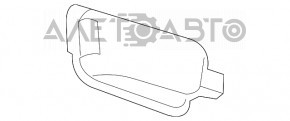 Trunk light lamp left Mercedes GLC 16-22 beige