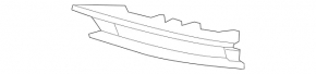 Right fog light grille molding Mercedes W166 ML 12-15 AMG pkg
