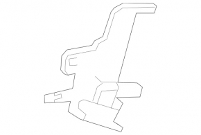 Front left door lock bracket for Mercedes X247 GLB 20-26