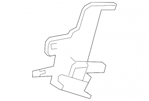 Front left door lock bracket for Mercedes X247 GLB 20-26