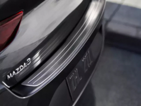 Upper rear bumper trim Mazda 3 19- 4d chrome