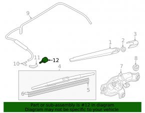 Rear washer nozzle Mazda CX-30 20-
