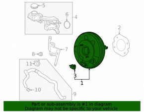 Vacuum booster Mazda CX-30 20-