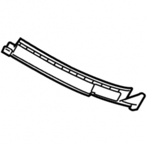 Front bumper mount under headlight left Ford Fusion mk5 13-16