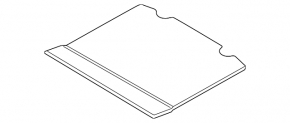 Trunk mat Lincoln Nautilus 19-23 rag brown