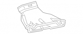 Lexus UX250h 19-24 VVB cooling duct