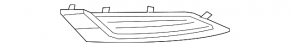 Front bumper grille right Ford Fusion mk5 17-18 without fog lights, structure, molding silver, sand