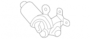 Mitsubishi Galant 04-12 Windshield Wiper Motor