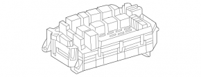 Mercedes W221 Underhood Fuse Box