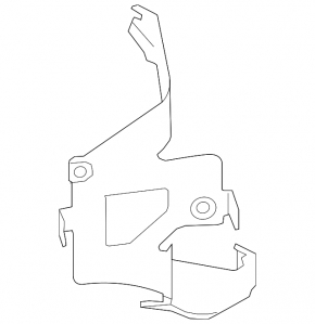 Bracket of the ECU unit of the engine computer Subaru Forester 14-16 SJ 2.5