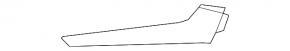 Lower left bumper molding Chevrolet Malibu 16-18 pre-restoration for DRL