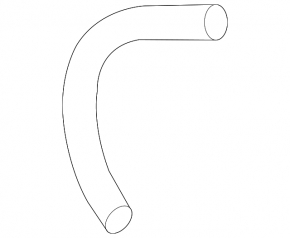 Cooling pipe lower Hyundai Veloster 12-17