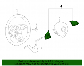 Nissan Altima 19-23 Steering Wheel Controls