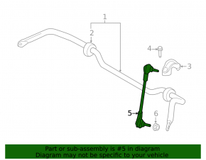 Stabilizer link front left Mini Cooper F56 3d 14-24