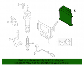ECU block engine computer Kia Soul 14-16 1.6