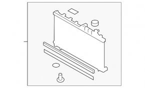 Water Cooling Radiator for Subaru Forester 2013 2.5T