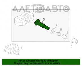 Wheel pressure sensor Kia Optima 11-15