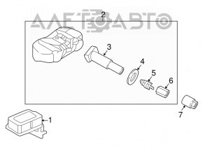 Wheel pressure sensor Kia Optima 11-15