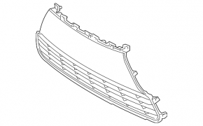 Lexus CT200h front bumper lower grille 14-17 scratches