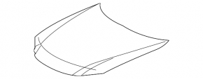 Lexus ES350 07-12 bare hood