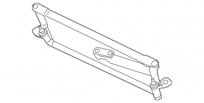 Windscreen wiper trapezoid with motor VW Jetta 11-18 USA