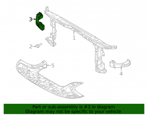 Right headlight bracket for Hyundai Elantra 24-25 Korea