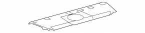Rear shelf Lexus GS300 GS350 GS430 06-09 beige under the curtain