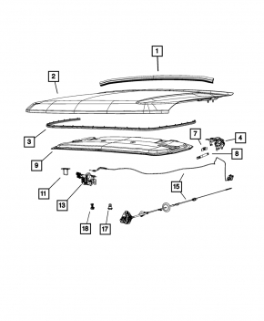 Bonnet bumper right Jeep Compass 17-24 type2