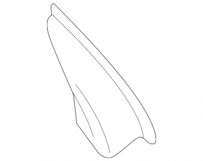 Mitsubishi Outlander Sport ASX 10-18 Front Left Side Mirror Cover with Buzzer, Type 2