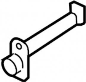 Lower rear left door hinge for Nissan Altima 13-18