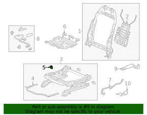 Driver's Seat Support Position Sensor Honda CRV 23-