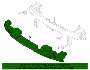 Kia Niro 23-25 Front Bumper Absorber